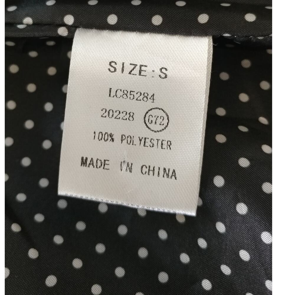 Single Button Blazer with Pockets Black Size S (C… - image 6